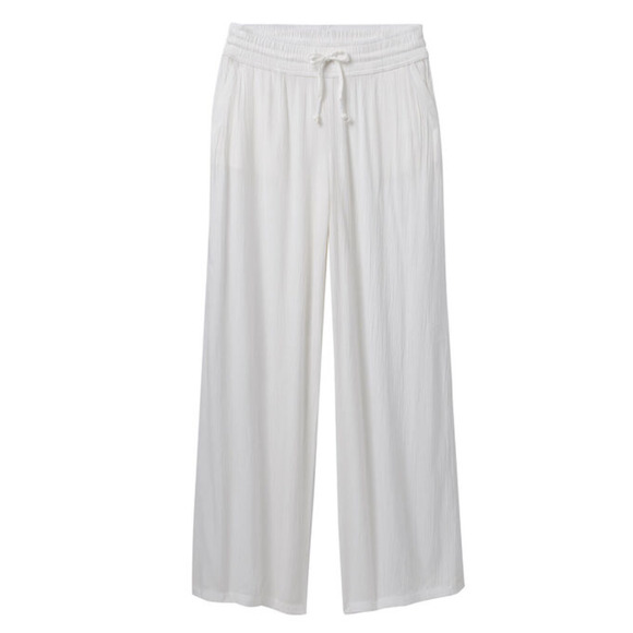 Prana Fernie Beach Pant Womens XL White Swim Cover-Up Flowy Crinkle Wide Leg NWT - Picture 3 of 16